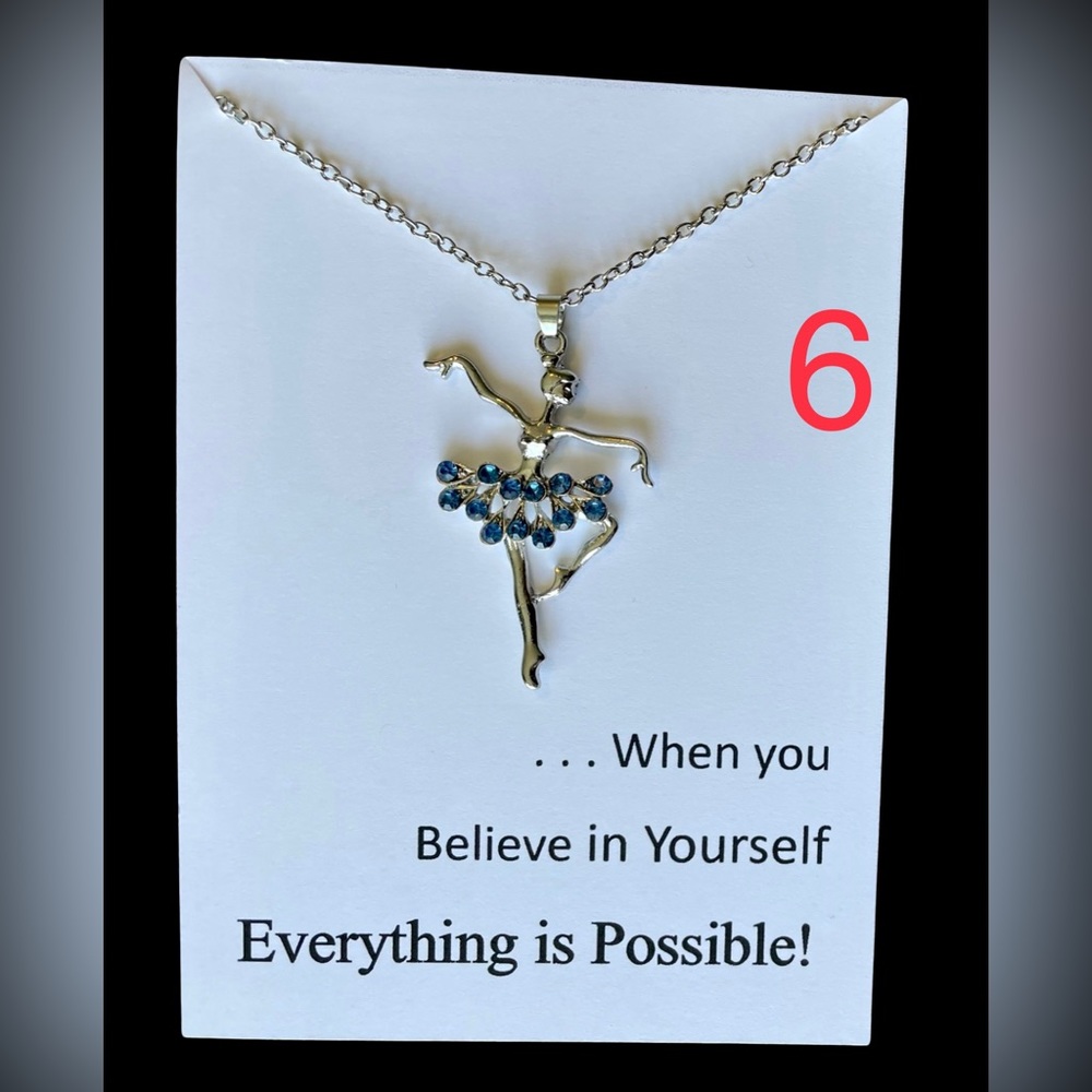 🆕 Ballerina Necklace - Lt Blue - Picture 12 of 12